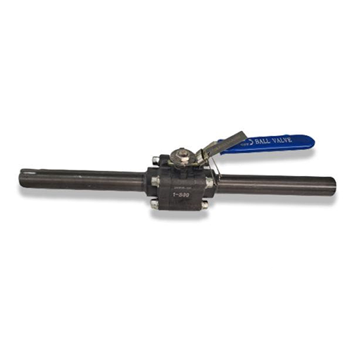 3PC Floating Ball Valve, A105N, AISI 316L, 1 Inch, 800 LB, SW